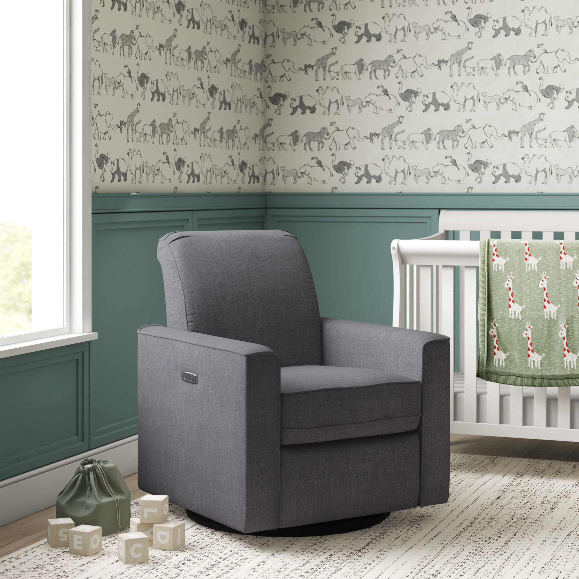 Reidy reclining glider discount